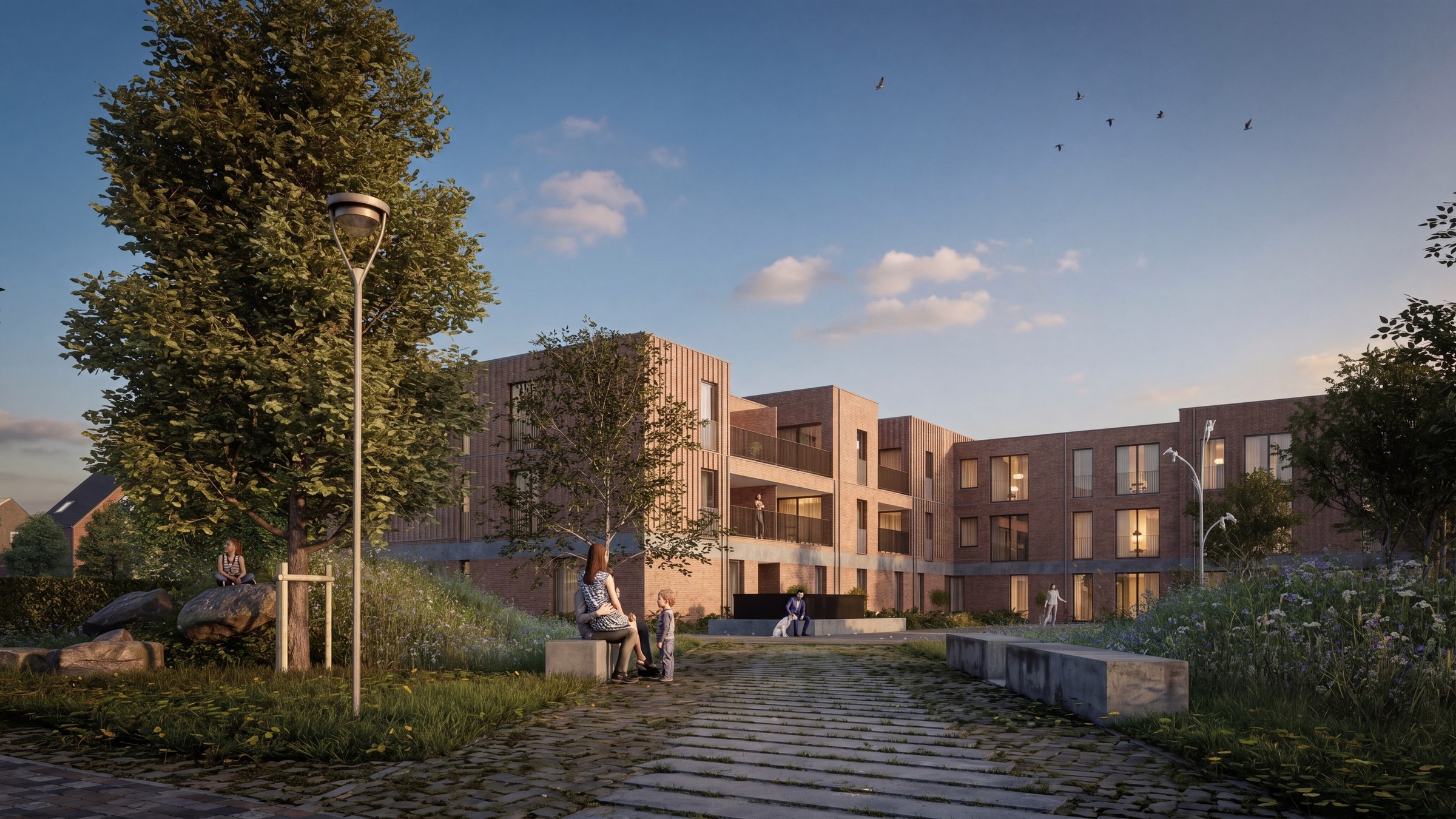 Balderlaer — Mix van appartementen en grondgebonden woningen
