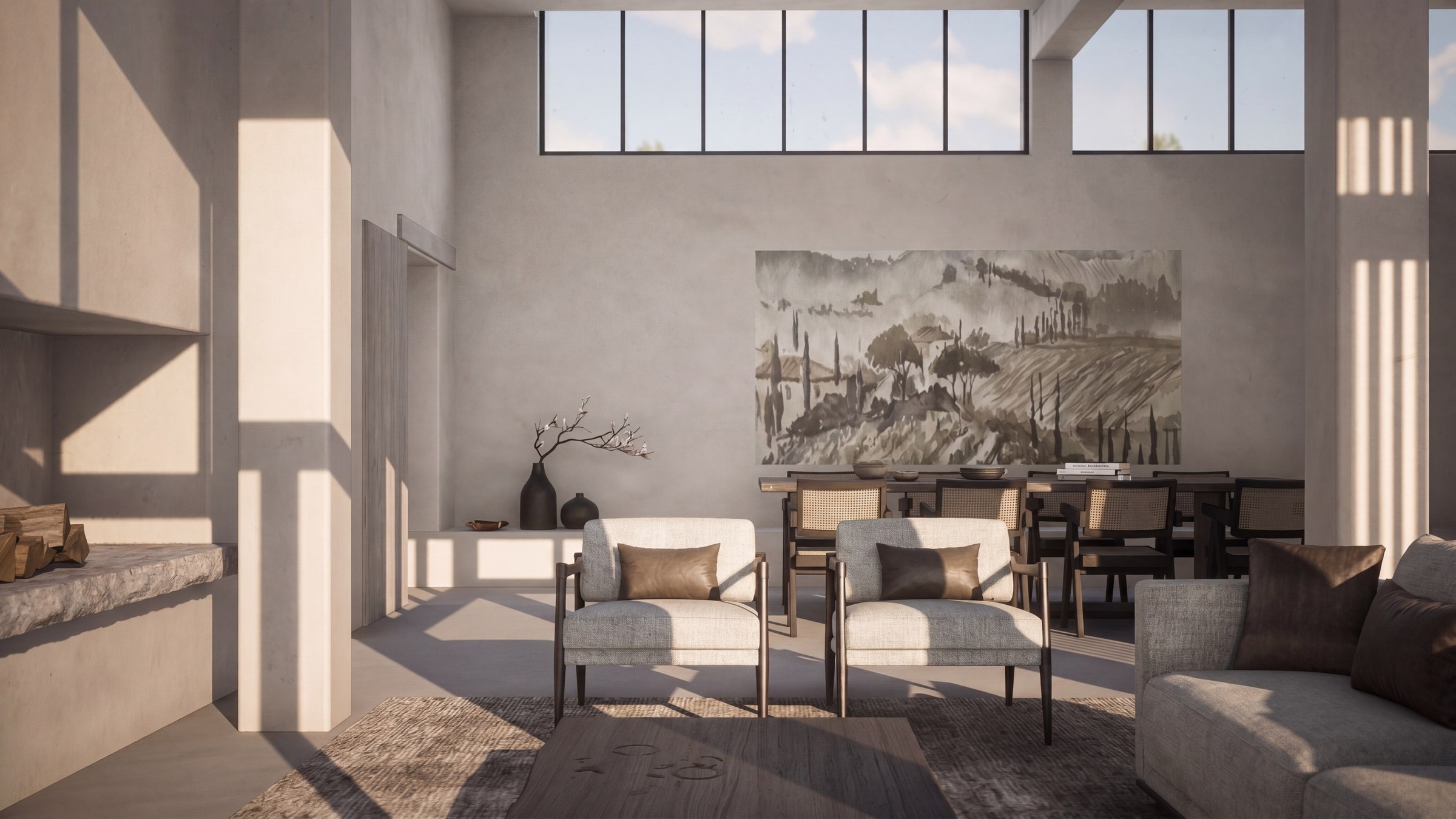 Loft Ezaartveld — Interieurontwerp in een industrieel-aandoende leefruimte